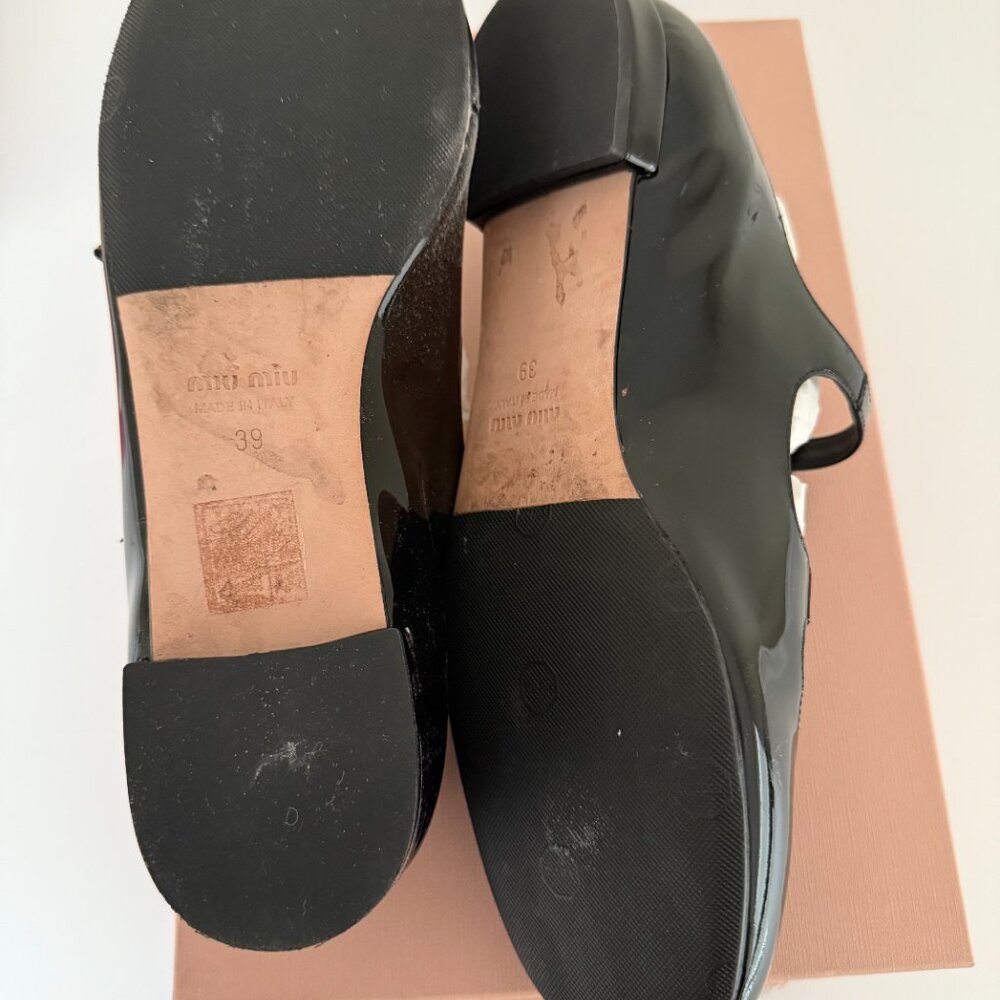 Patent leather flats Miu Miu - Picture 3 of 3